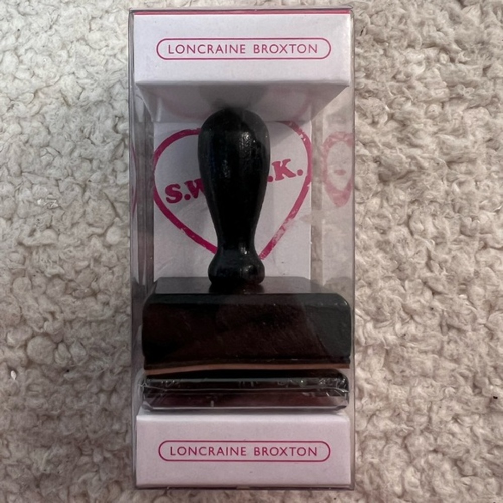 Loncraine Broxton "Sealed with A Loving Kiss" S.W.A.L.K. Stamp & Stamp Pad